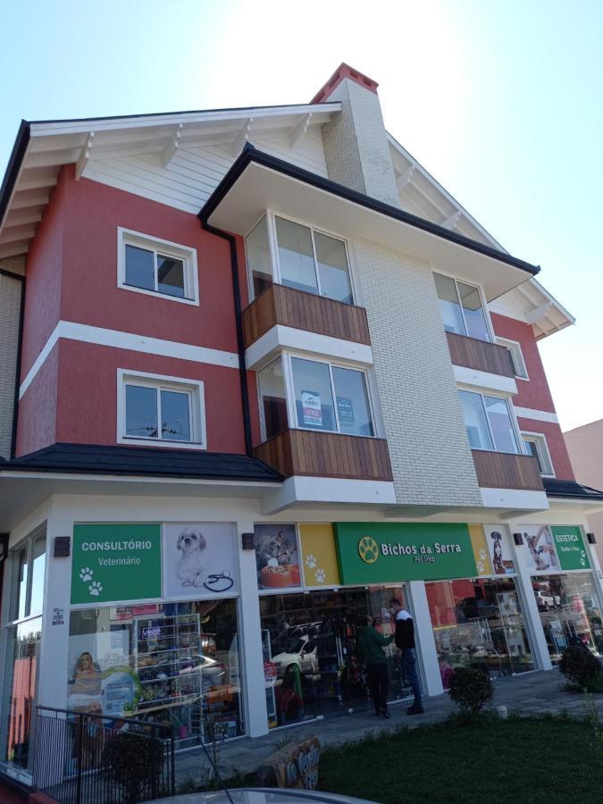 Gramado - Apartamento Aconchegante Com Lareira E Churrasqueira Eksteriør billede